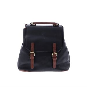 Black and brown convertible backpack